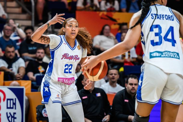 ¡Juegazo! Puerto Rico logra el pase a la próxima ronda del Mundial de Baloncesto Femenino