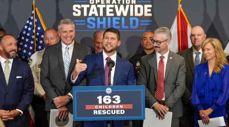 Puerto Rico was involved in a Florida-wide operation that rescued 163 minors in various jurisdictions and countries