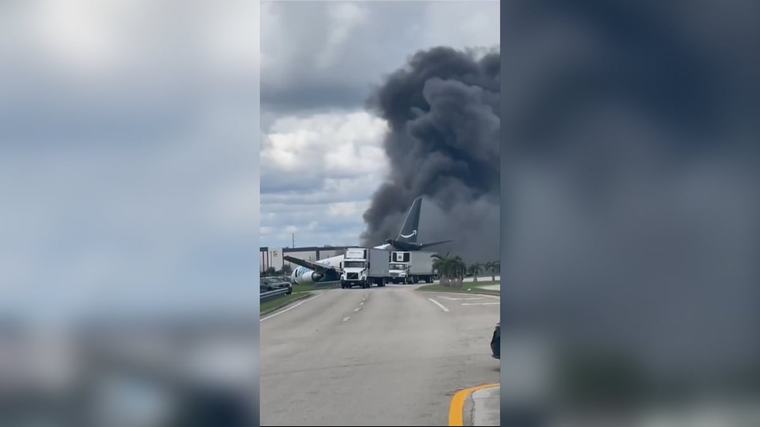 Al menos cinco muertos tras estrellarse un avión de Amazon cerca del aeropuerto de Miami