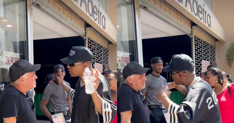 [VIDEO] “Tengo más dinero que tú": Alofoke insulta a fanático y le lanza con una botella